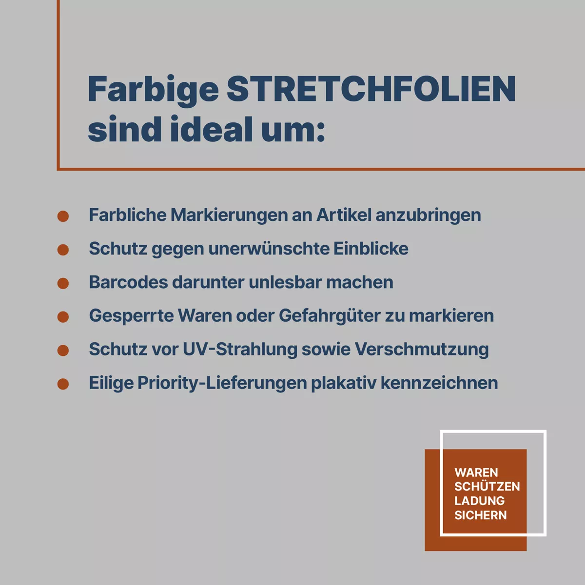 Handstretchfolie Weiss - Blickdichte weisse Stretchfolie - 500mm - 23 my