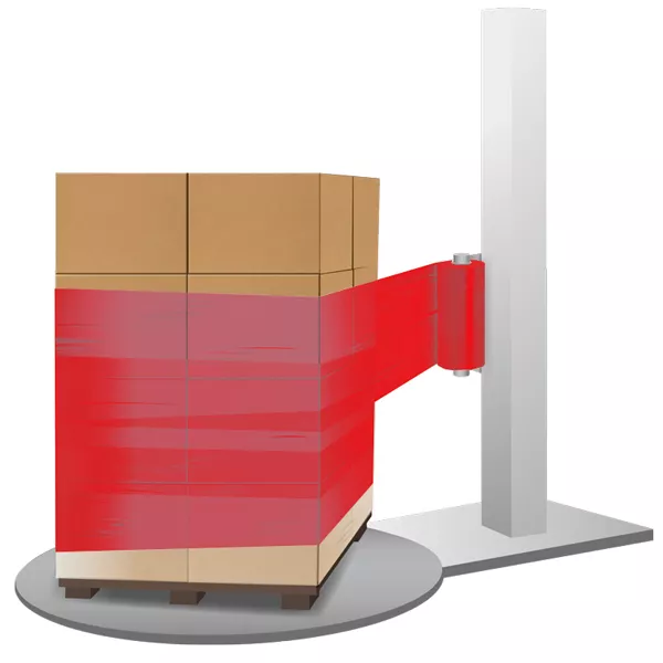 Maschinenstretchfolie rot Palette