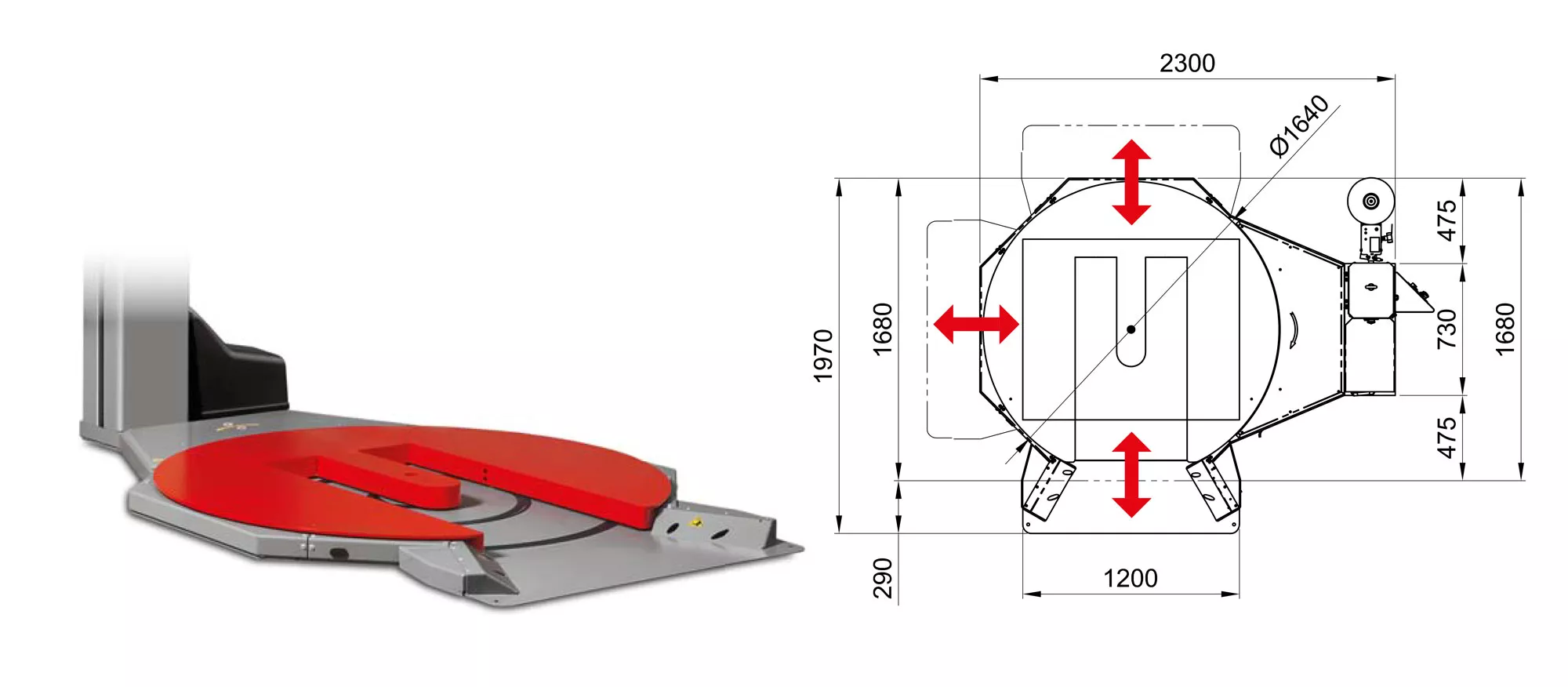 Simply Stretchmaschinen Hufeisen mit Skizze Stretchmaschine Simply Hufeisen mit Skizze