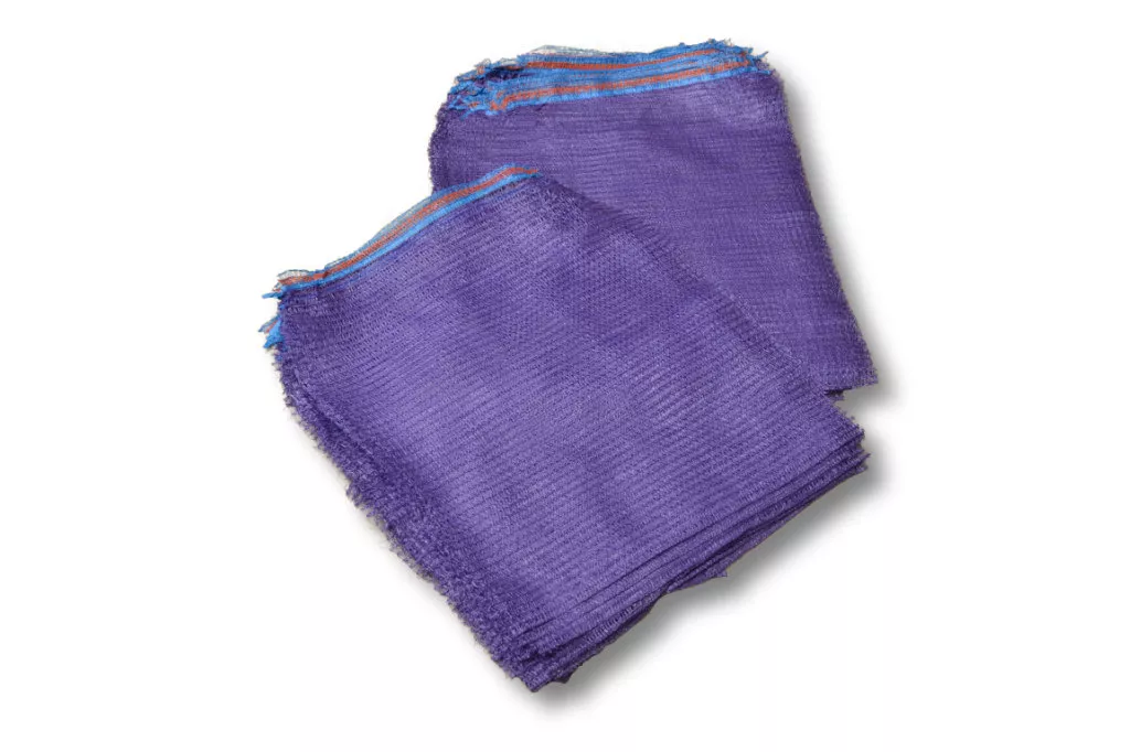 Gemüsesäcke 10 kg mit Zugband, lila, 430 x 630 mm