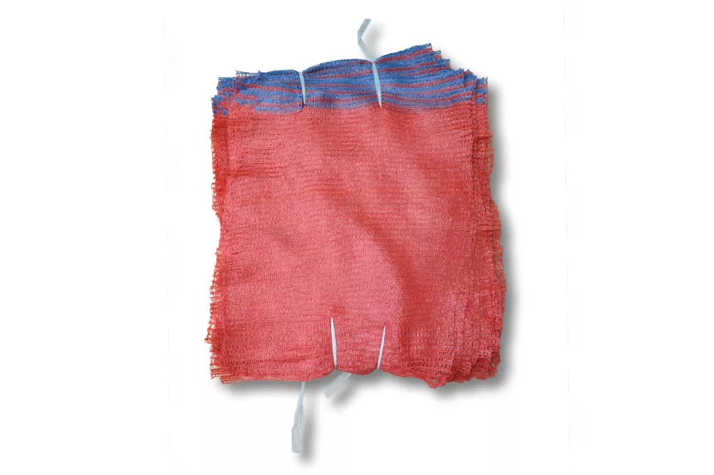 Gemüsesäcke 10 kg ohne Zugband, rot, 430 x 630 mm Gemüsesäcke 10 kg ohne Zugband, rot, 430 x 630 mm