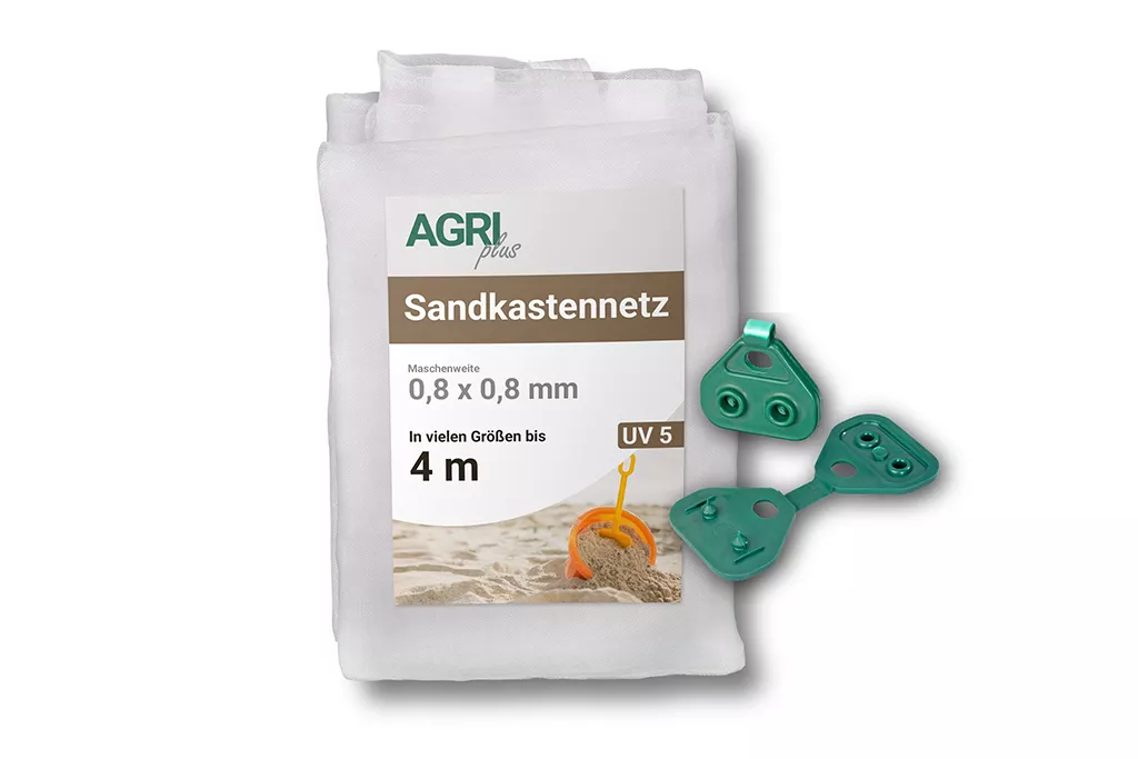 Sandkastennetz 2 x 2 m mit 20 Butterfly Clips Sandkastennetz 2 x 2 m mit 20 Butterfly Clips