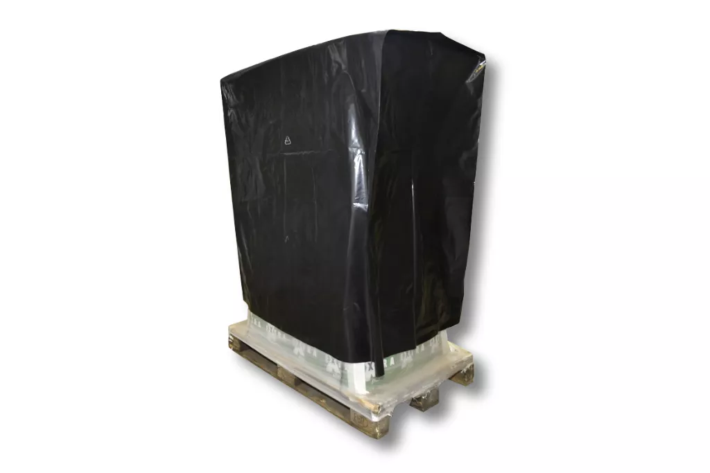 Schrumpfhaube, 1250 + 850 x 1800 mm, schwarz, 125my (125µ) Schrumpfhaube, 1250 + 850 x 1800 mm, schwarz, 125my (125µ)