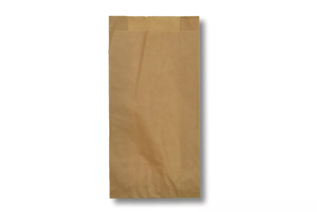 Papier-Seitenfaltenbeutel, braun, 40 g/m², 120+50 x 230 mm Papier-Seitenfaltenbeutel, braun, 40 g/m², 120+50 x 230 mm