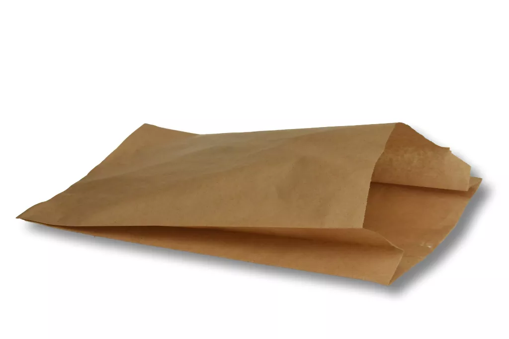 Papier-Seitenfaltenbeutel, braun, 40 g/m², 200+70 x 310 mm Papier-Seitenfaltenbeutel, braun, 40 g/m², 200+70 x 310 mm