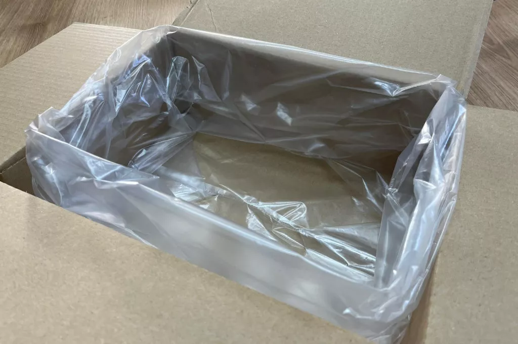 Seitenfaltensäcke, 315 + 215 x 450 mm, Typ 50, mit 35 % PCR-Anteil Seitenfaltensäcke, 315 + 215 x 450 mm, Typ 50, mit 35 % PCR-Anteil