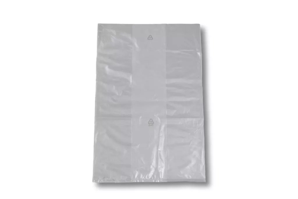 Seitenfaltensäcke, 315 + 215 x 450 mm, Typ 50, mit 35 % PCR-Anteil
