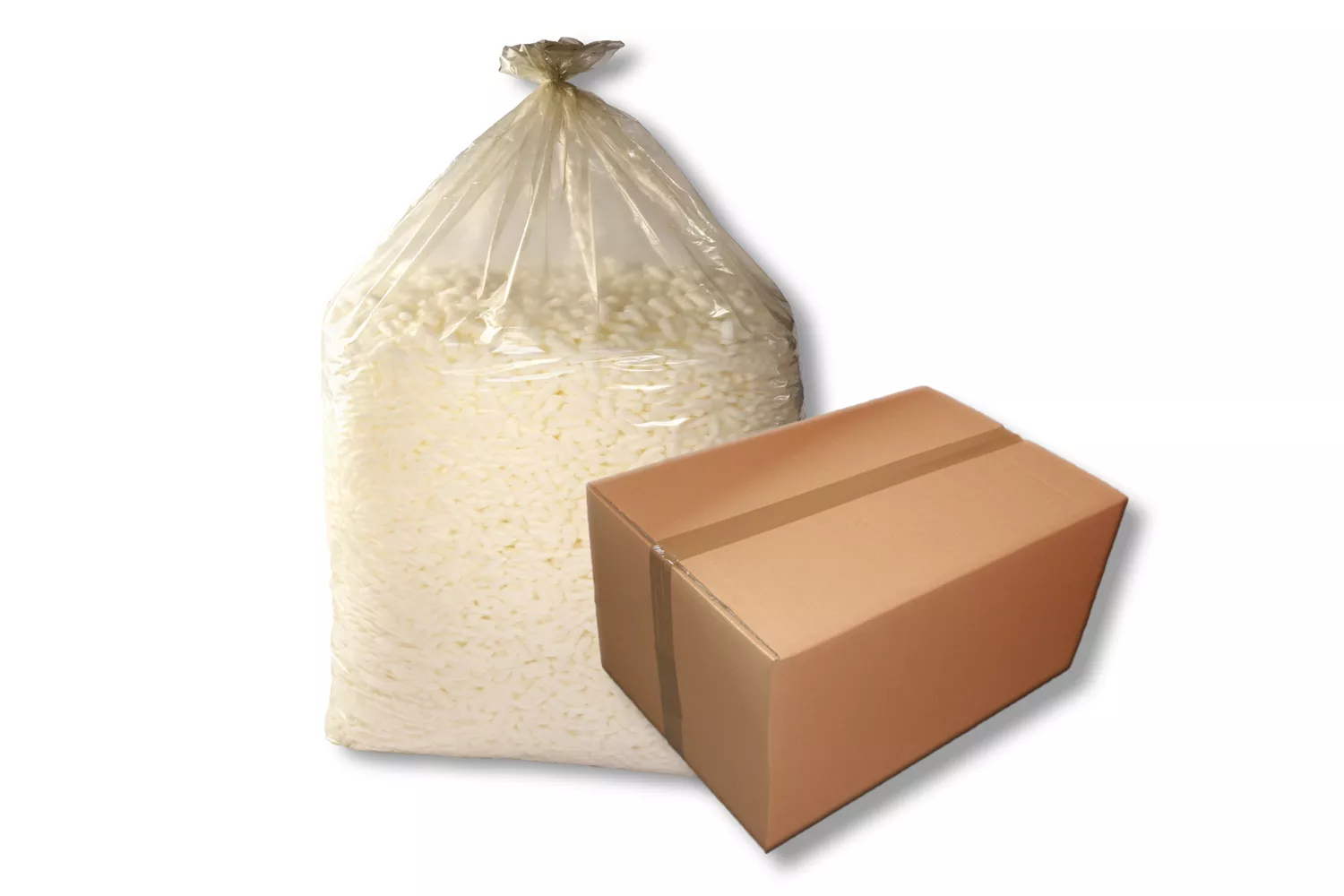 Müllsäcke, 1000 Liter, transparent, Typ 80 (60 µ), 900+600 x 1800 mm, 95 % Rezyklat