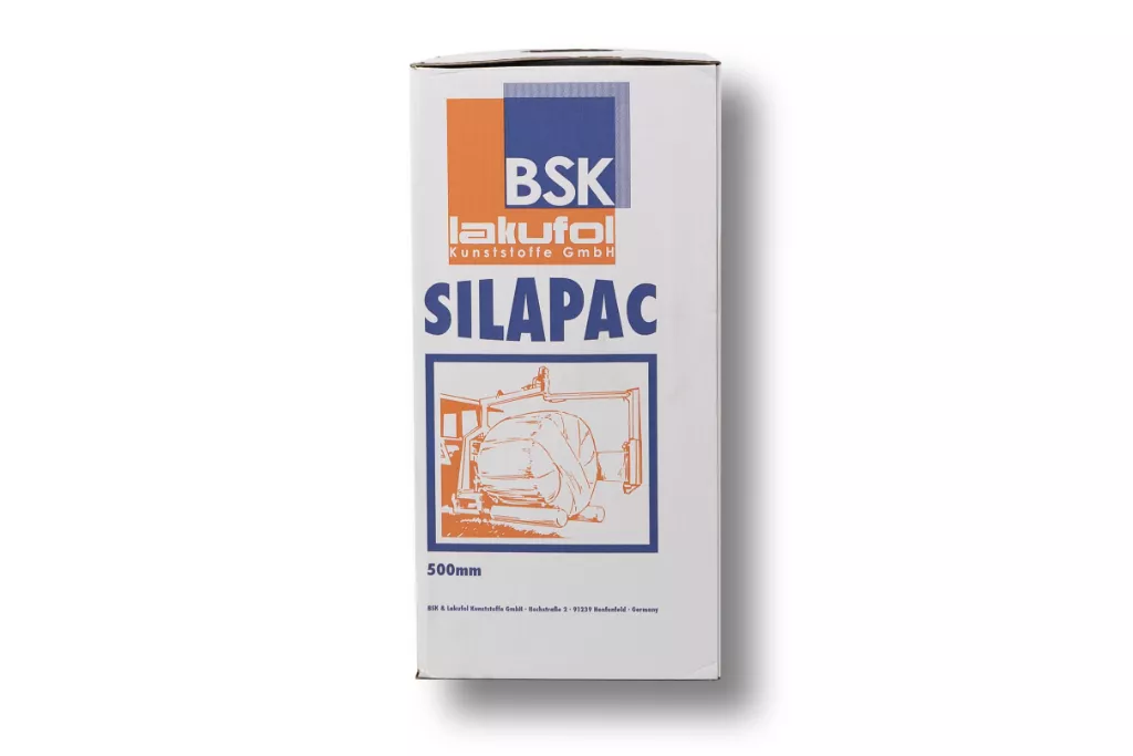 Silapac Agrarstretchfolie, 500 mm / 1800 m, weiß