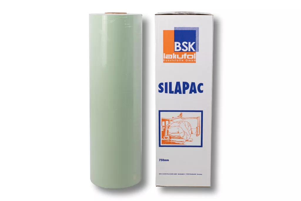 Silapac Agrarstretchfolie, 750 mm / 1500 m, grün