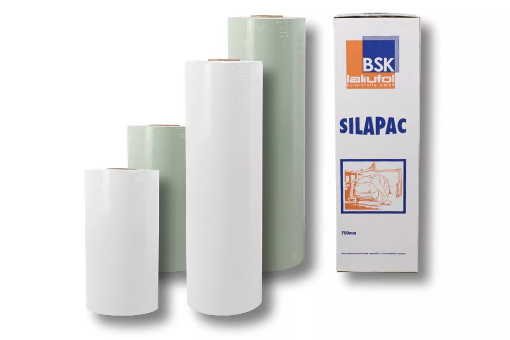 Silapac Agrarstretchfolie, 750 mm / 1500 m, grün Silapac Agrarstretchfolie, 750 mm / 1500 m, grün