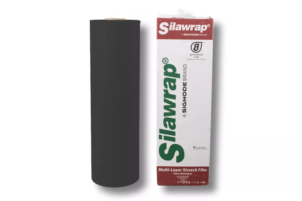 Silawrap BLAS Agrarstretchfolie, 750 mm / 1500 m, schwarz