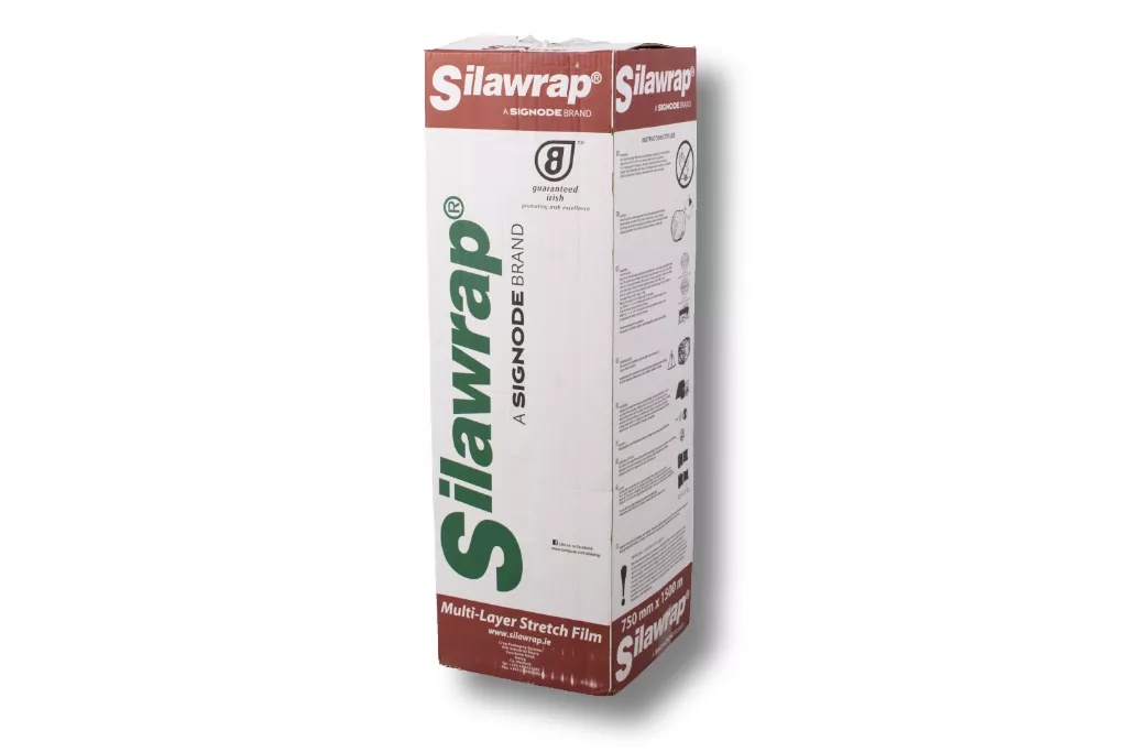 Silawrap BLAS Agrarstretchfolie, 750 mm / 1800 m, grün Silawrap BLAS Agrarstretchfolie, 750 mm / 1800 m, grün