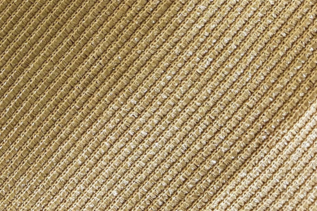 Sonnensegel HDPE inkl. Befestigungsseile, 3 x 5 m, beige