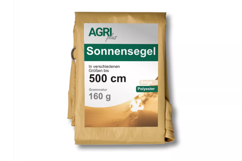 Sonnensegel Polyester inkl. Befestigungsseile, 2 x 3 m, beige Sonnensegel Polyester inkl. Befestigungsseile, 2 x 3 m, beige