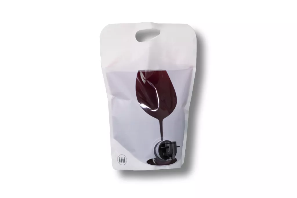 Bag in Box Standbeutel Pouch 3 Liter - Weinglas Bag in Box Standbeutel Pouch 3 Liter - Weinglas