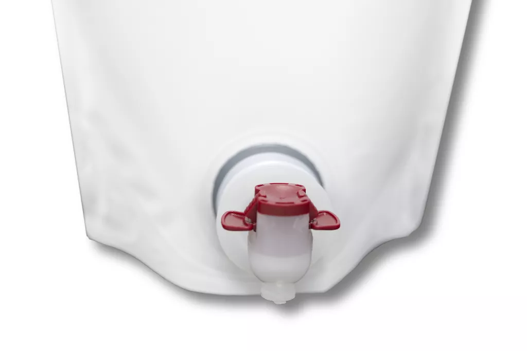 Pouch Standbeutel, weiß matt, 5 Liter Pouch Standbeutel, weiß matt, 5 Liter