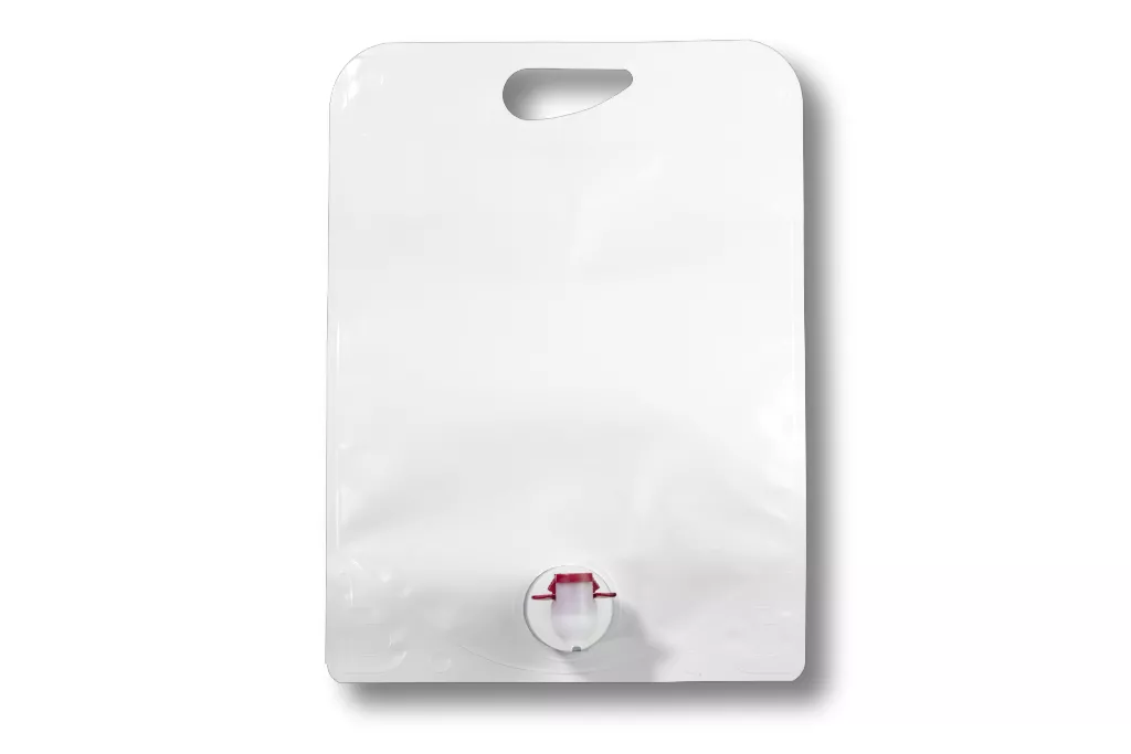 Pouch Standbeutel, weiß matt, 5 Liter