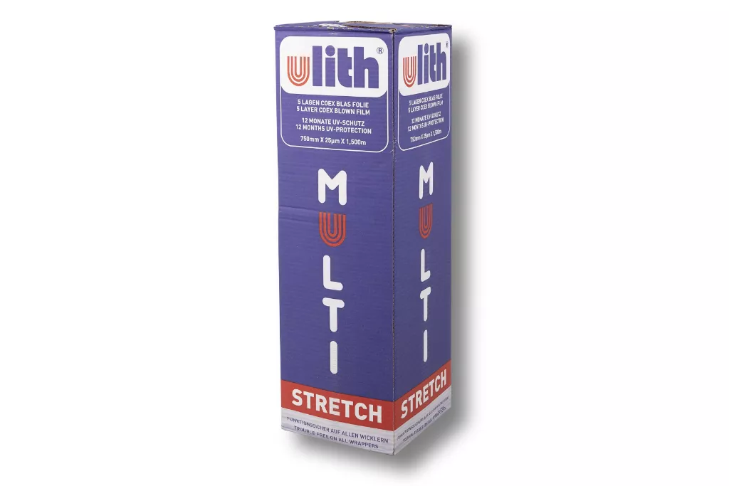 Ulith Multistretch Agrarstretchfolie, 750 mm / 1500 m, weiß Ulith Multistretch Agrarstretchfolie, 750 mm / 1500 m, weiß