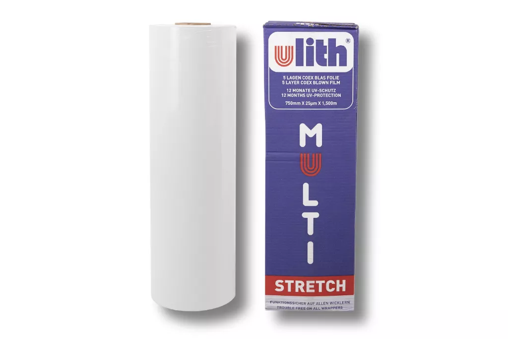 Ulith Multistretch Agrarstretchfolie, 750 mm / 1500 m, weiß