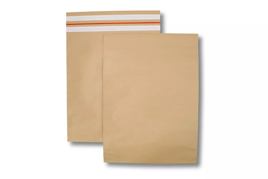 Versandtasche Papier, 380 x 440 + 50/50 mm Versandtasche Papier, 380 x 440 + 50/50 mm