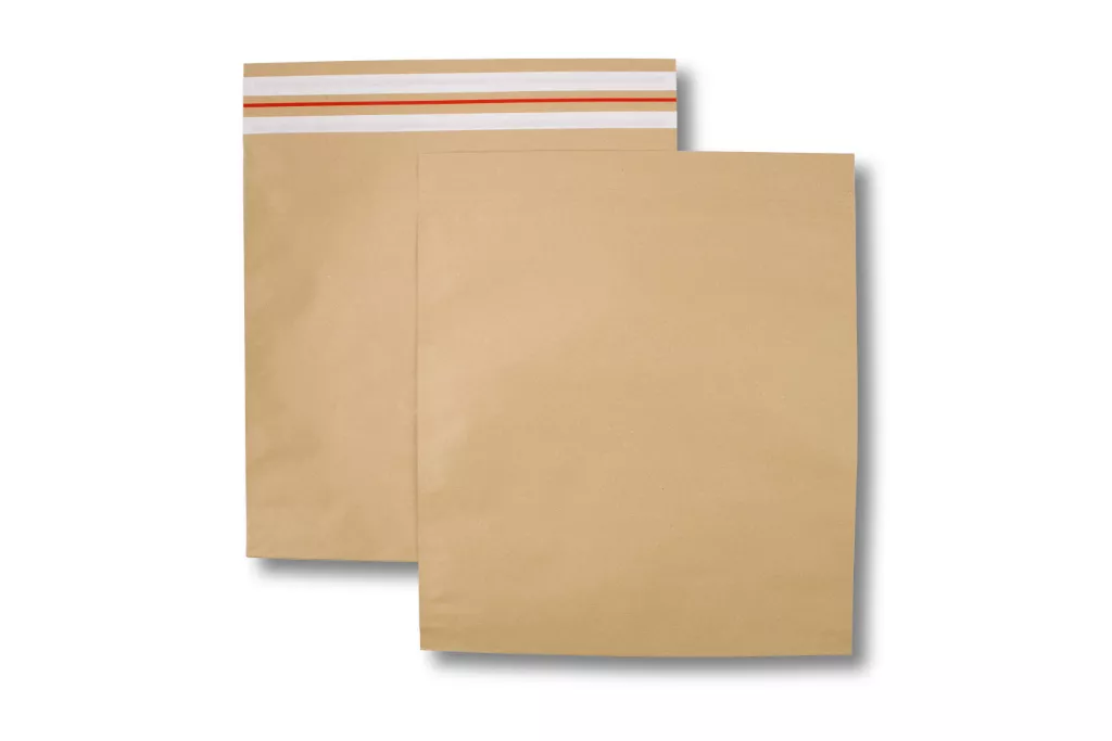 Versandtasche Papier, 450 x 440 + 50/50 mm Versandtasche Papier, 450 x 440 + 50/50 mm