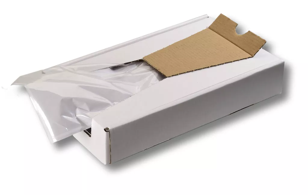 Lieferscheintaschen DIN C5, unbedruckt, unterverpackt in 250er Karton, 35 % Rezyklat