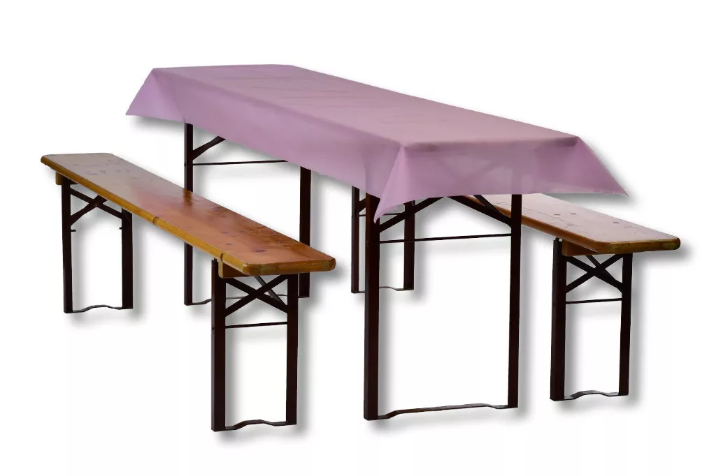 Vlies Biertischdecke, 0,80 x 100 m, rosa Vlies Biertischdecke, 0,80 x 100 m, rosa