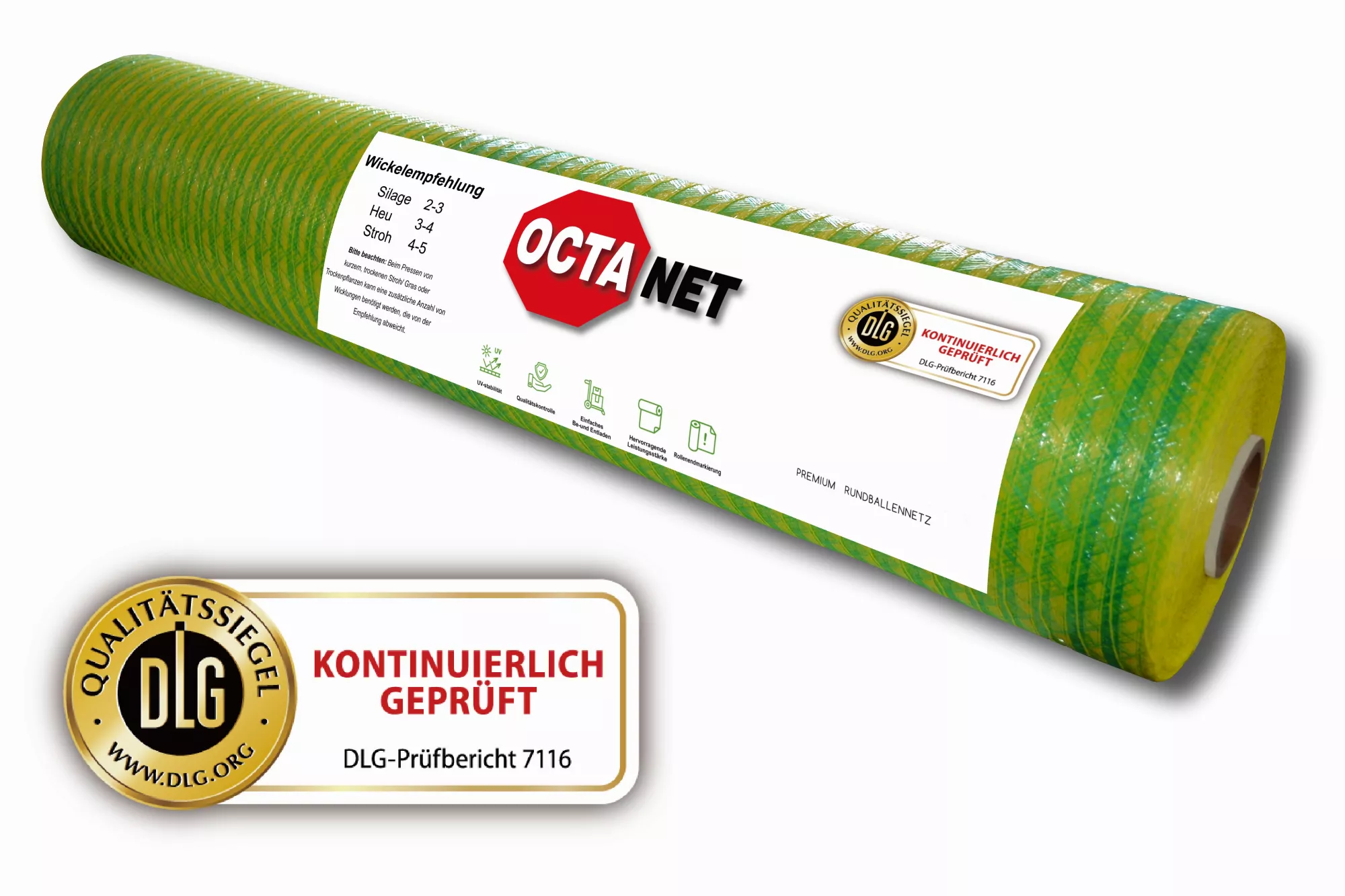 OCTAnet comfort Wickelnetz 1,23 x 2000 m DLG